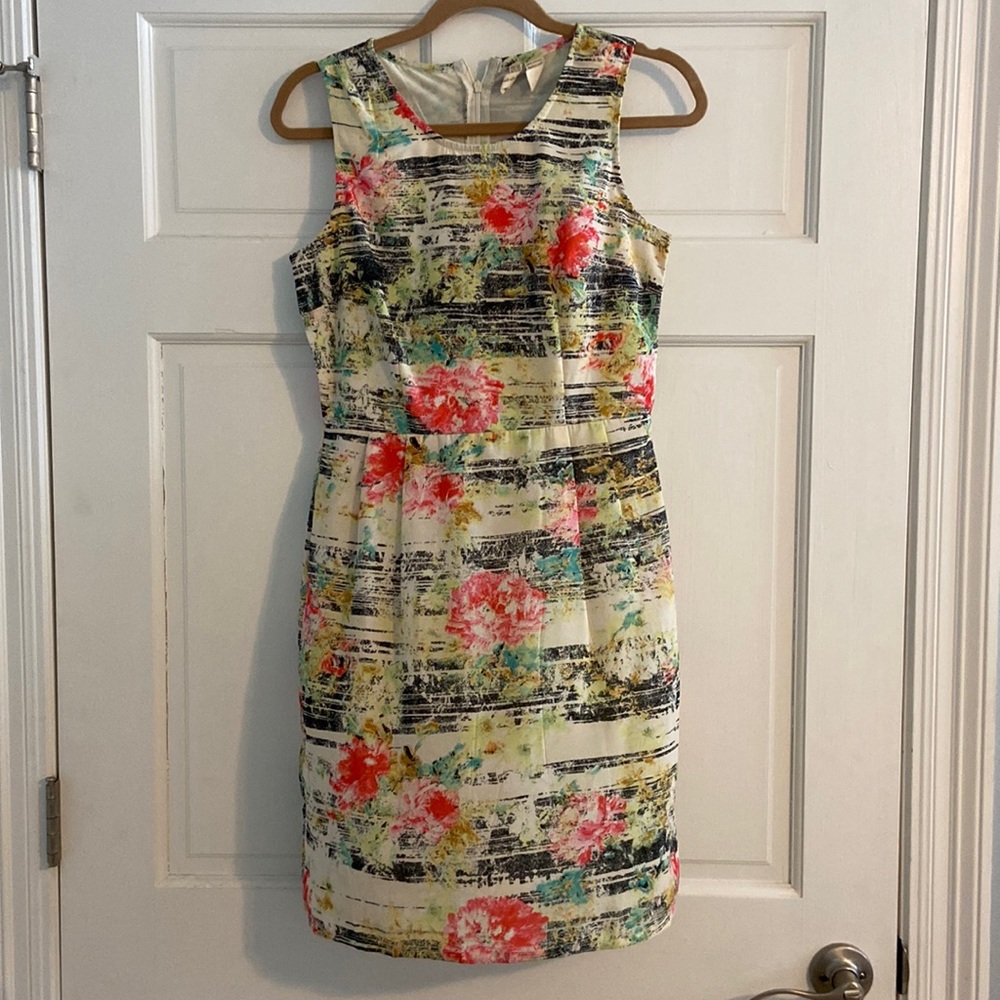 Floral print dress